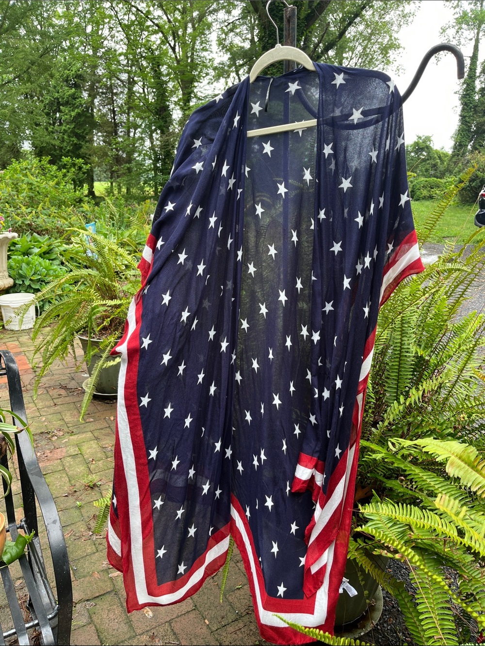 Patriotic one size fits all cover up
